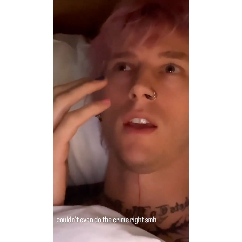 F--king Idiot'! MGK Responds After Tour Bus Is Vandalized in Nebraska