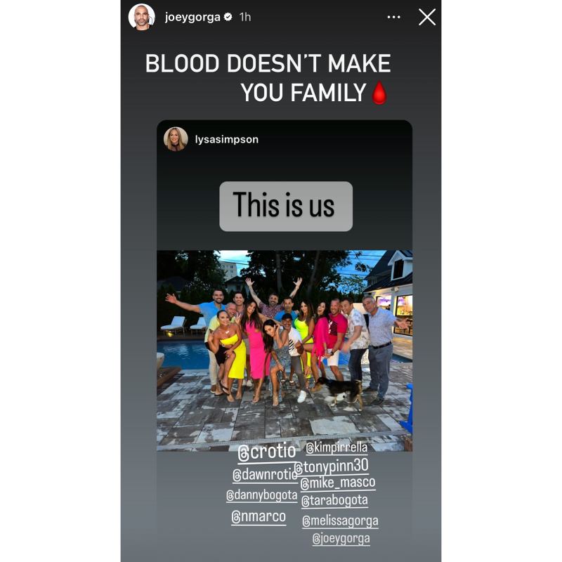 Yikes! Joe Gorga Says 'Blood Doesn’t Mean Family' as He Plans to Skip Sister Teresa Giudice’s Wedding