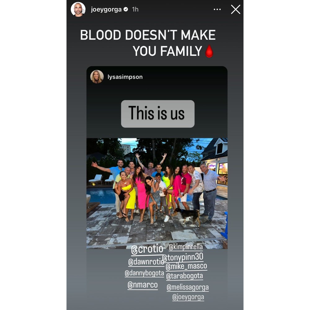 Yikes! Joe Gorga Says 'Blood Doesn&rsquo;t Mean Family' as He Plans to Skip Sister Teresa Giudice&rsquo;s Wedding