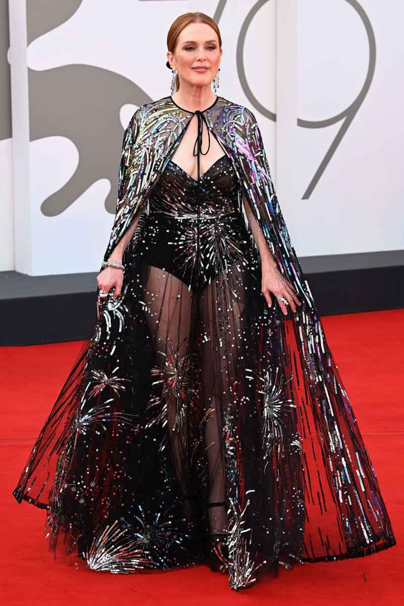 Julianne Moore Stuns in Bedazzled Naked Dress