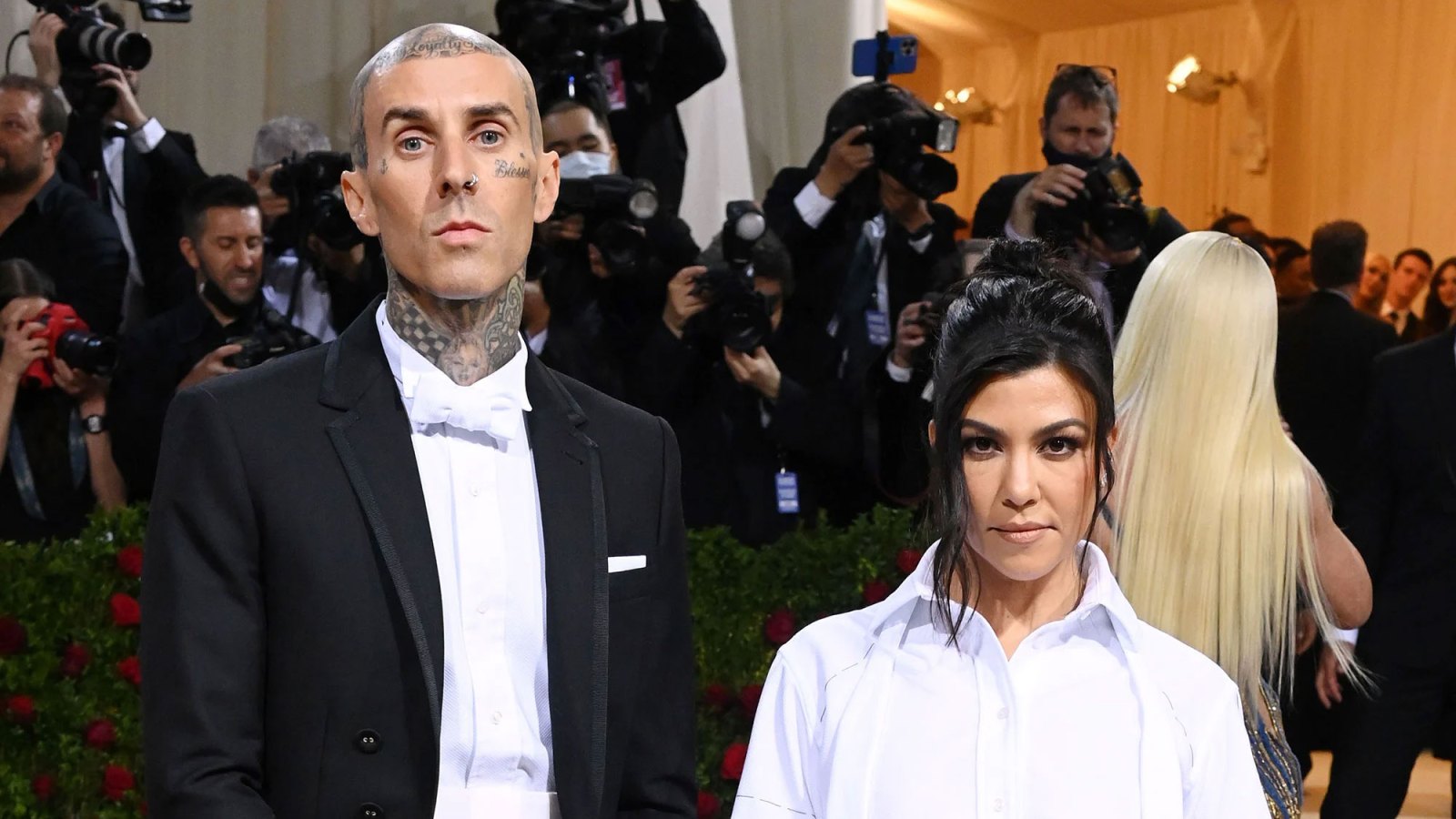 Kourtney Kardashian and Travis Barker Pack on the PDA After He Joins Machine Gun Kelly Onstage