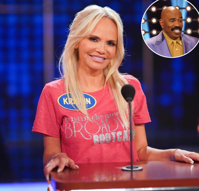 Kristin Chenoweth Shocks Steve Harvey With Naughty Family Feud Answer