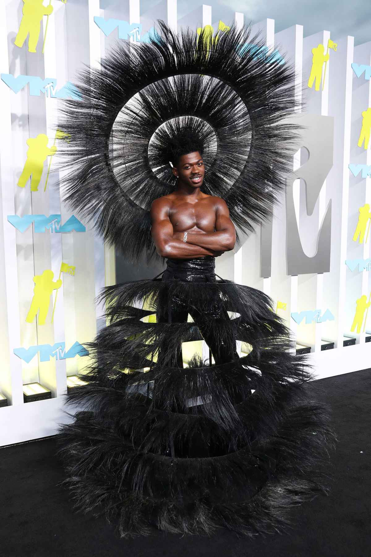 VMAS 2022: Lil Nas X Harris Reed Outfit, Headpiece Details