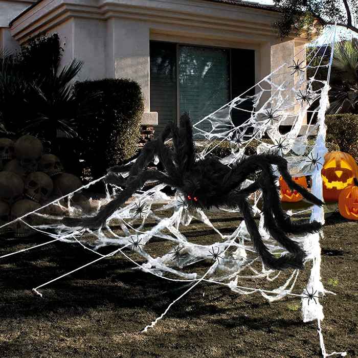Lovinland Halloween Spider Web Decor