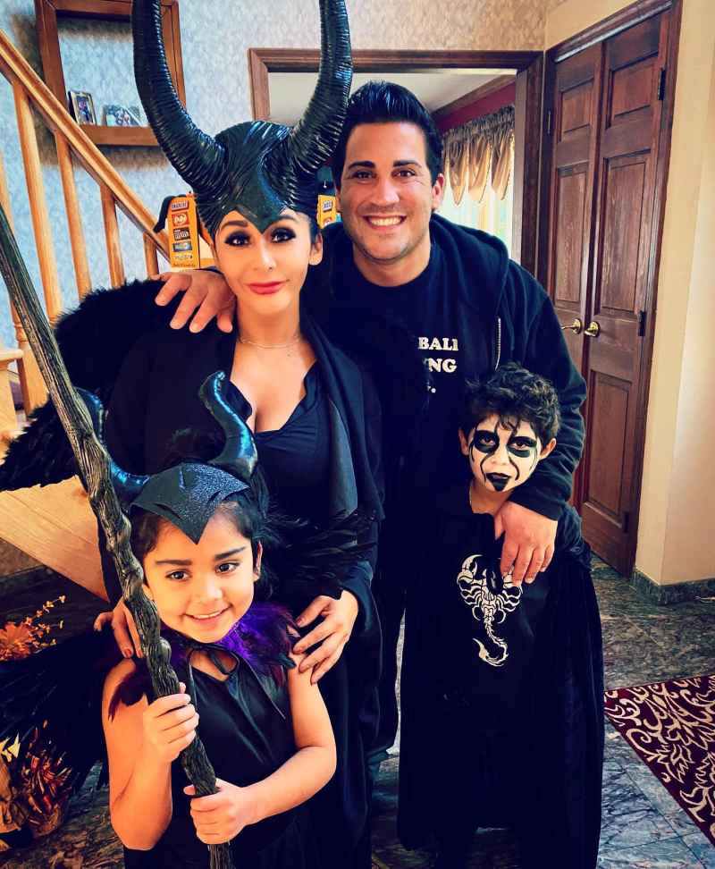 Maleficent and Her Minions Nicole Snooki Polizzi and Jionni LaValle Family Album