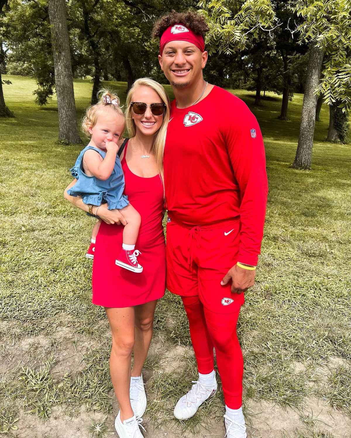 Patrick Mahomes' wife rushed seven-month old son to hospital