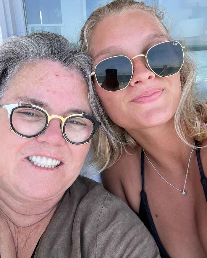 Rosie O'Donnell reacts after daughter Vivienne says she didn't have a normal upbringing