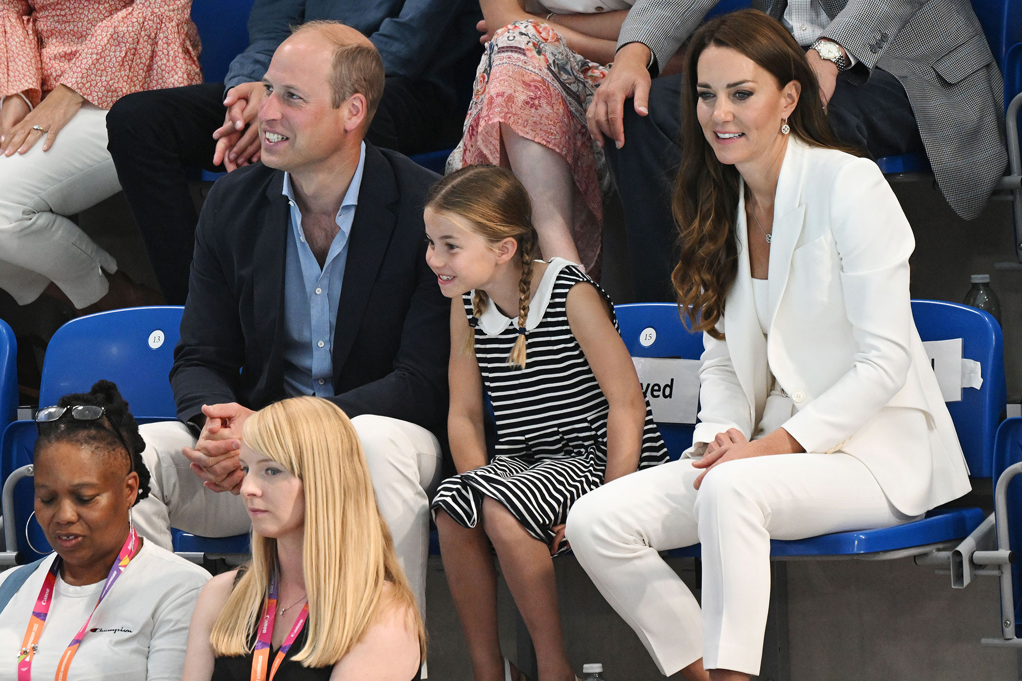 Princess Charlotte Joins Parents for Commonwealth Games Pics