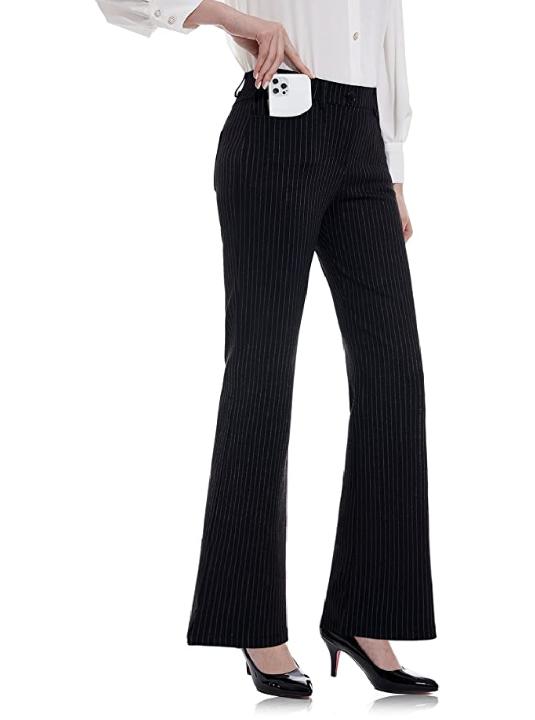 Tapata Women's Dress Pants Stretchy High Waist Bootcut Work Pants for Office 