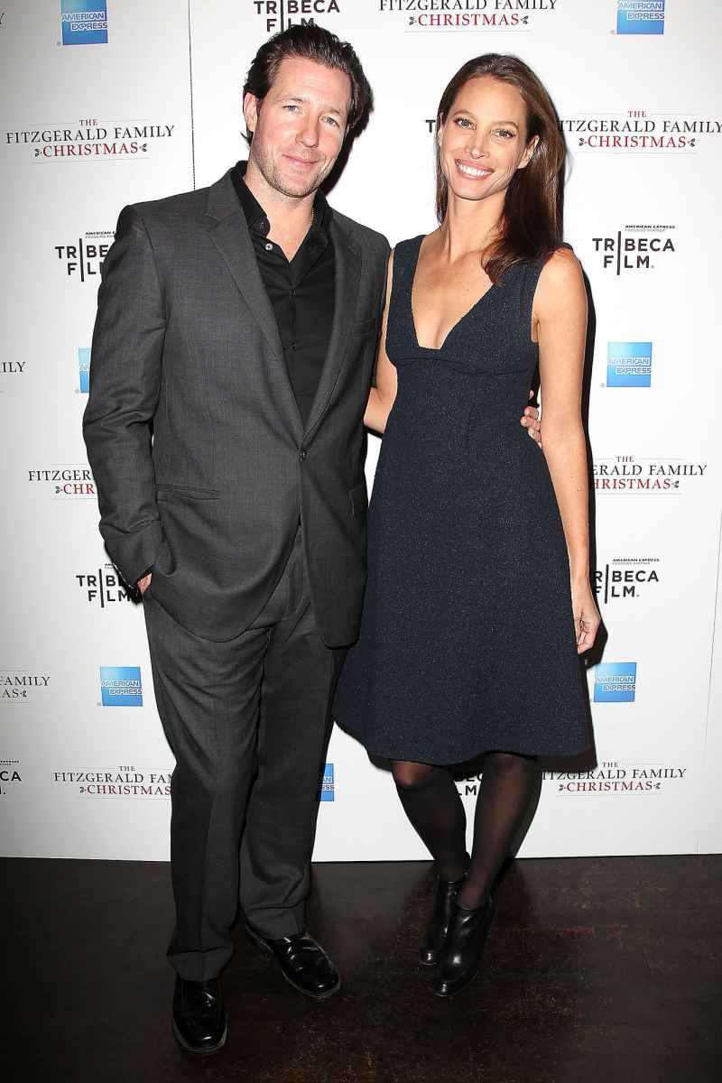 The Fitzgerald Family Christmas Film Screening November 2012 Christy Turlington and Husband Ed Burns Family Album