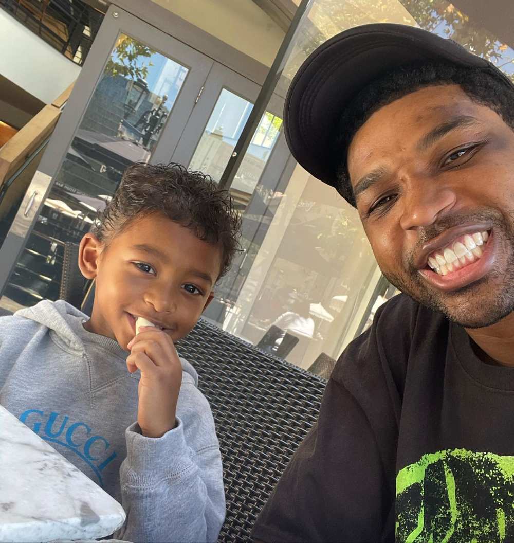 Tristan Thompson Plays Basketball With 5-Year-Old Son Prince: ‘Starting Them Early’