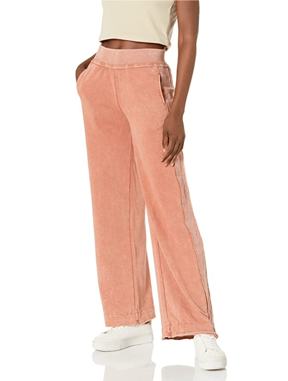 UNIONBAY Women's Harley Wide Leg Reverse Piecing Pant