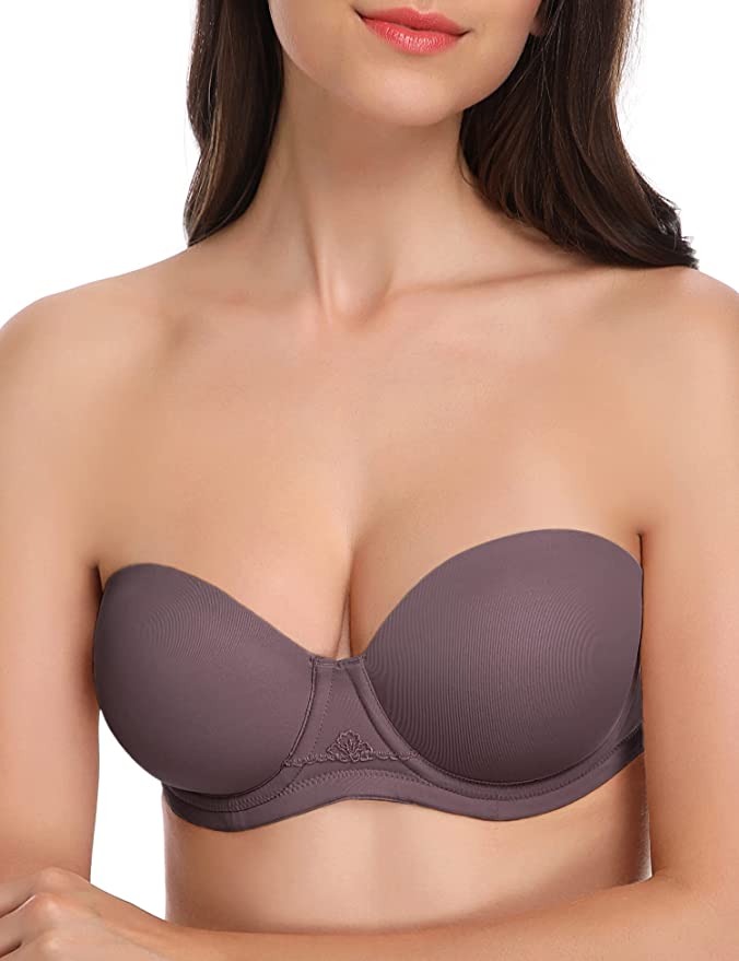 JOATEAY Strapless Bras for Large Bust Women Plus Size Convertible Underwire  Bra