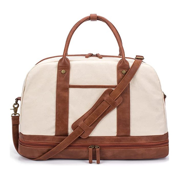 canvas travel tote