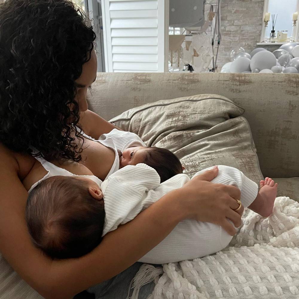 Little Mix’s Leigh-Anne, More Celeb Moms Share Tandem Breast-Feeding Pics
