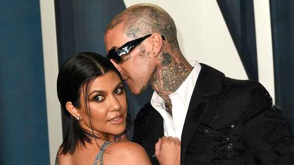 Kourtney Kardashian Is a Proud ‘Tour Wife’ in Backstage PDA Pics With Travis Barker During Machine Gun Kelly’s Concerts