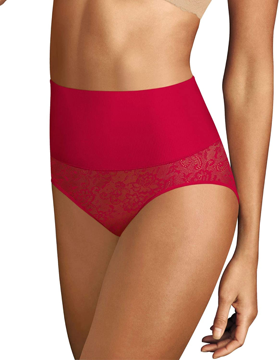 maidenform-tame-your-tummy-briefs-red