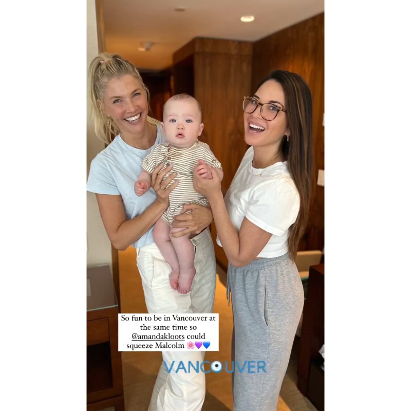 New Friends! Amanda Kloots Dotes Over Olivia Munn’s Son Malcolm