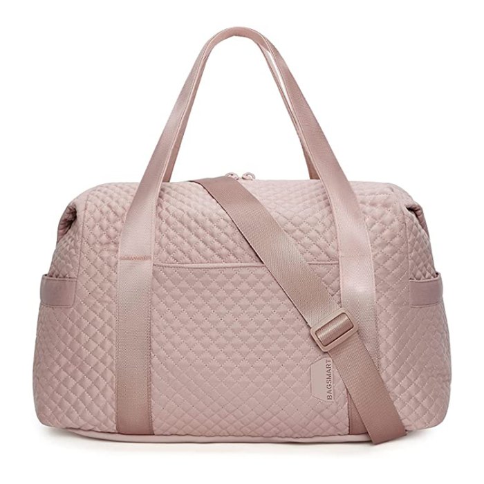 quilted duffel bag