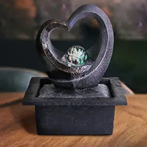 heart-shaped fountain