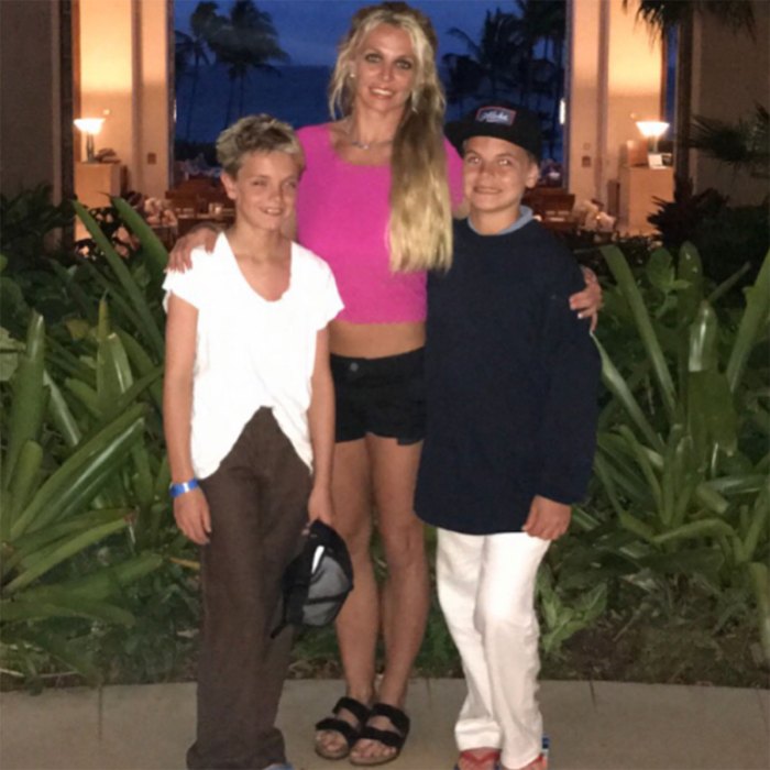 2019 Britney Spears Ups and Downs With Sons Preston and Jayden Through the Years