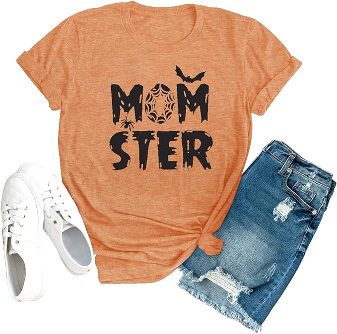 Mom seter Halloween Graphic T shirt