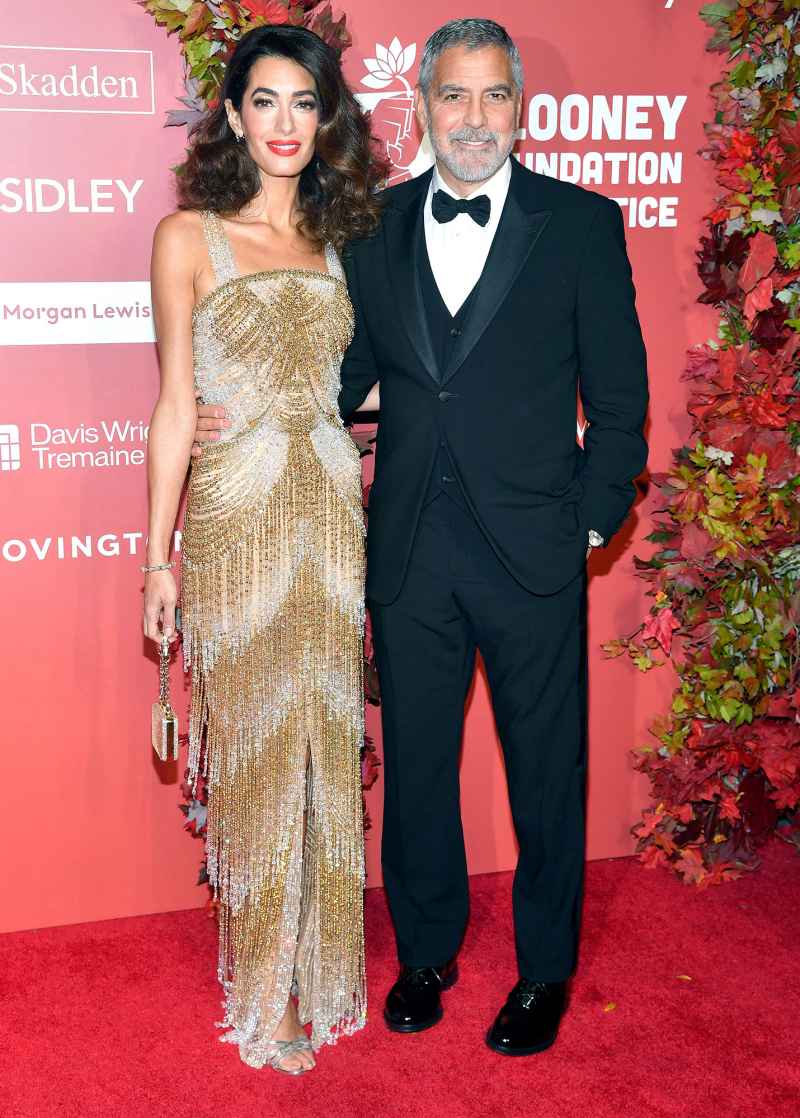 Amal Clooney and George Clooney Clooney Foundation Gala