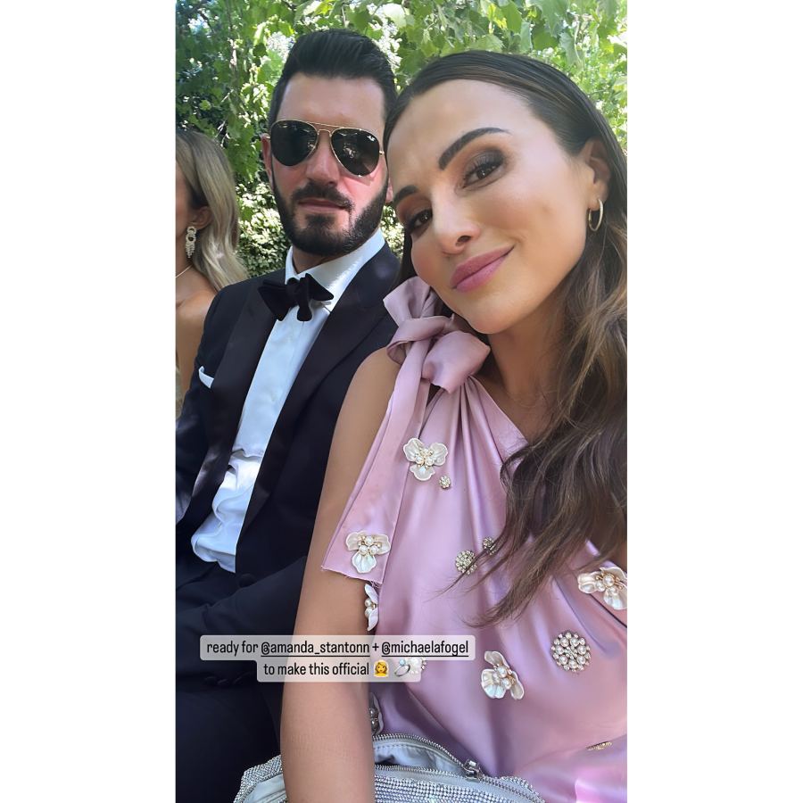 Bachelor Nation Alums Celebrate Amanda Stanton and Michael Fogel's Wedding: See Photos