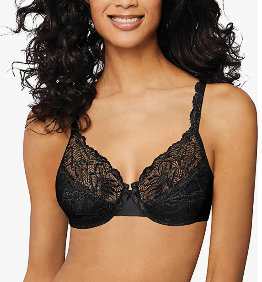 DOBREVA Women's Strapless Lace Bra, Underwire Multiway See-Through  Supportive, Bridal and Occasional Wear