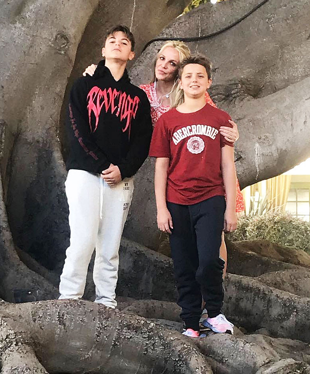 Britney Spears Hasn't Been Able to Post About Her 'Loving Family' After Sons Got 'Really Mad' at Her Last Time
