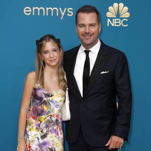 Chris O'Donnell Makes Rare Appearance at 2022 Emmys With Daughter Maeve