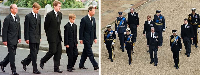 Diana Queen Elizabeth funeral