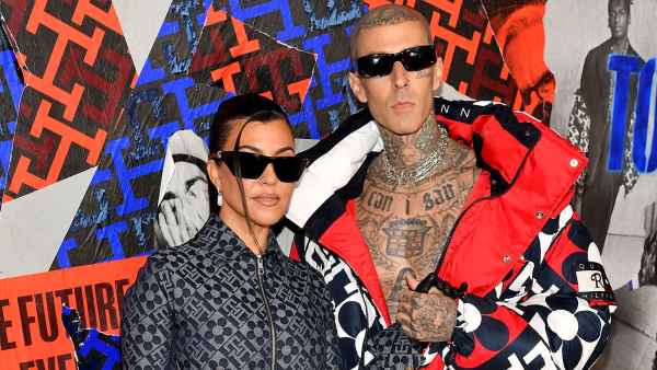 Family Affair! Kourtney and Trav Dazzle at Tommy Hilfiger Show