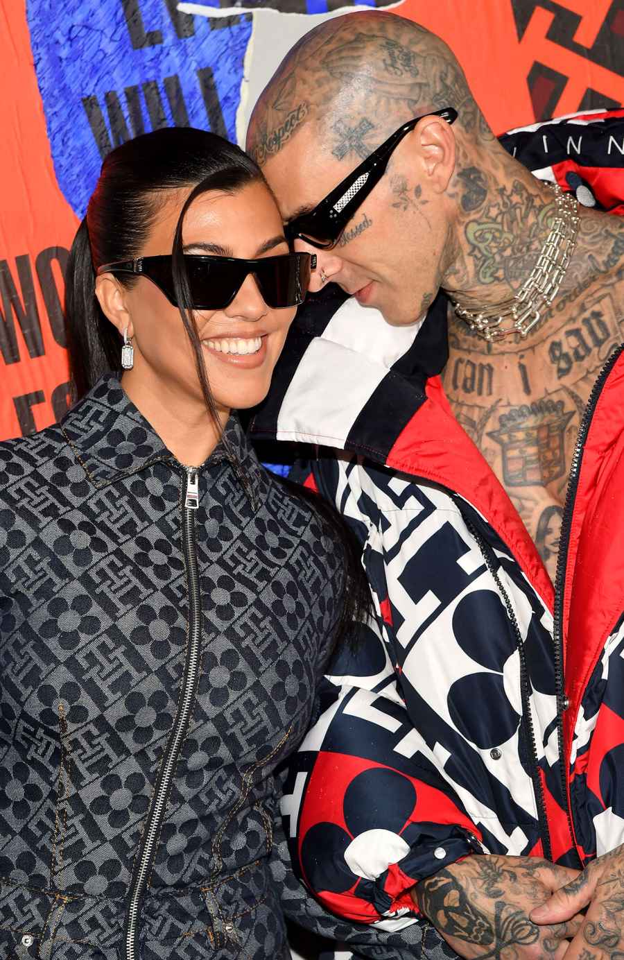 Family Affair! Kourtney and Trav Dazzle at Tommy Hilfiger Show