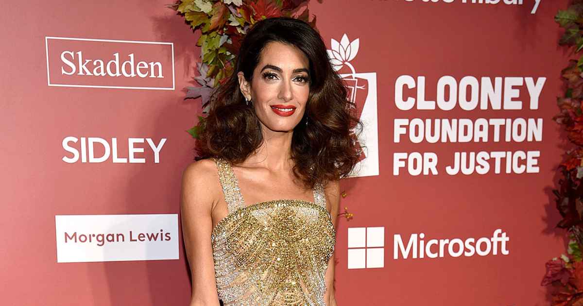Amal Clooney Wows in a Flapper Dress at the Albie Awards | Us Weekly Amal Clooney Wows in a Flapper Dress at the Albie Awards | Us Weekly