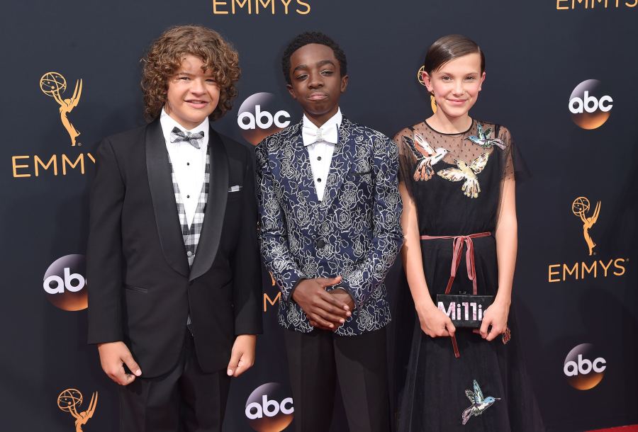 Gaten Matarazzo, Caleb McLaughlin, and Millie Bobby Brown Stars Who Brought Food to Awards Shows