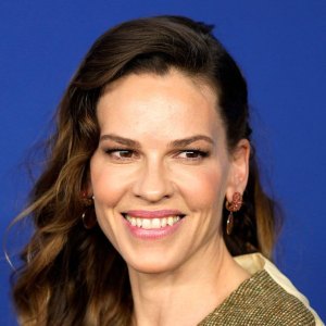 Hilary Swank Disney Red Carpet