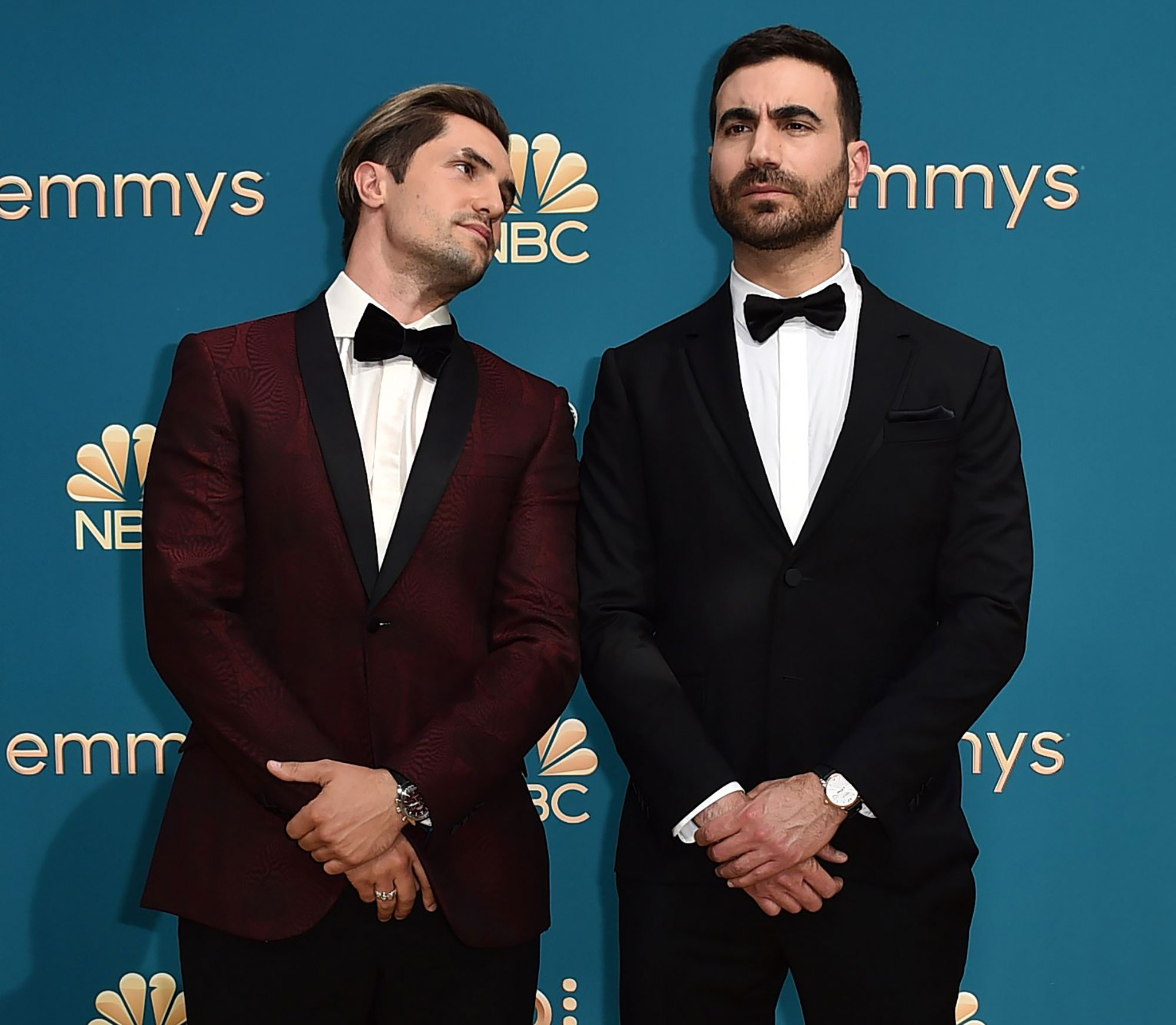 Emmys 2022 Jason Sudeikis and 'Ted Lasso' Cast Walk Red Carpet at 2022 Emmys: Photos Phil Dunster Brett Goldstein