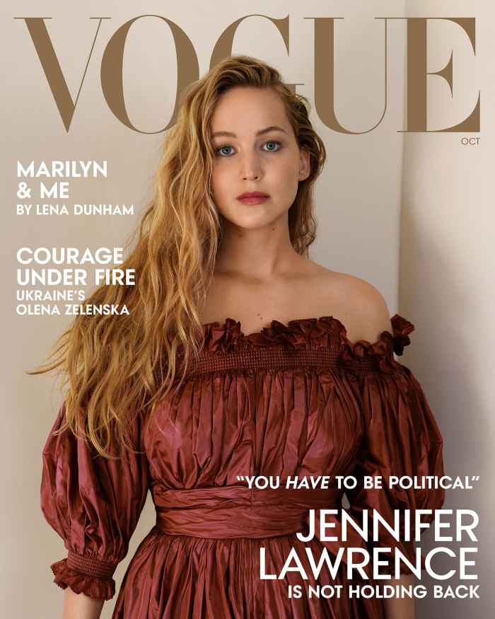 Jennifer Lawrence Vogue Cover October 2022