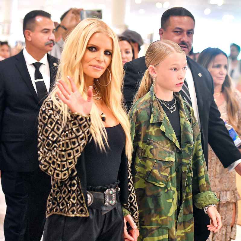 Jessica Simpson Husband and Children Support Her at Launch of Her Fall Fashion Collection 2 6