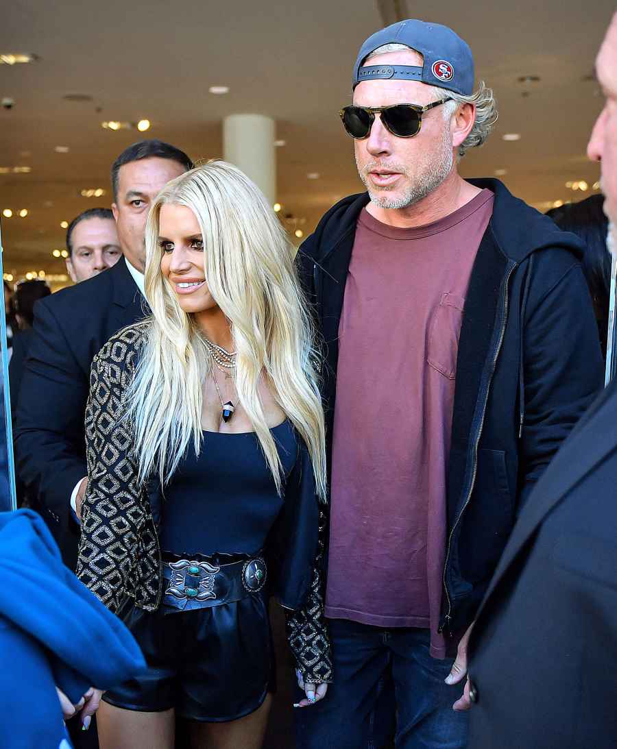 Jessica Simpson Husband and Children Support Her at Launch of Her Fall Fashion Collection 2