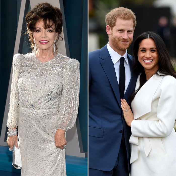 Joan Collins Throws Shade at Meghan Markle and Prince Harry Amid Their Visit to the UK