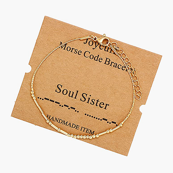 JoycuFF Soul Sister Morse Code Bracelets
