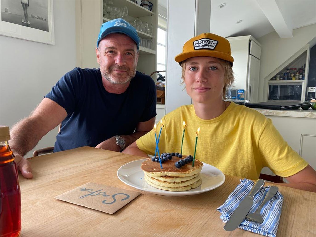 July 2022 Liev Schreiber Instagram Naomi Watts and Ex Liev Schreiber Blended Family Album