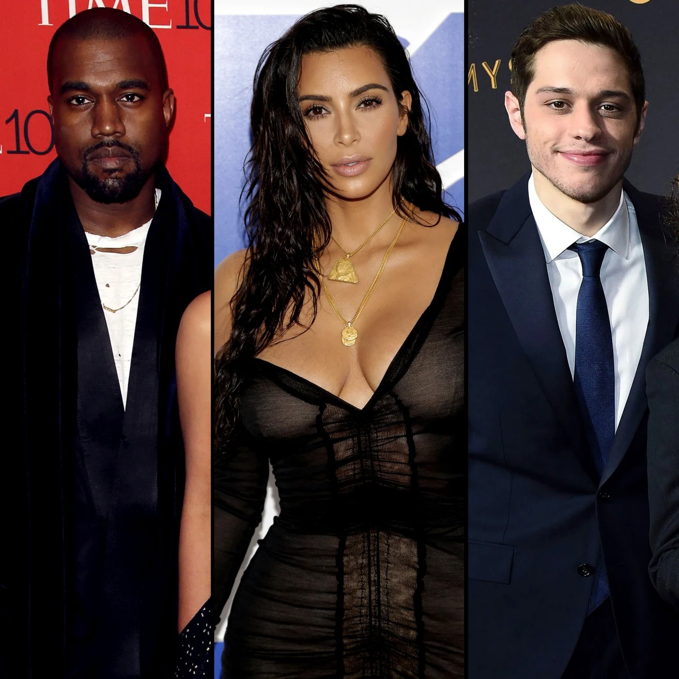 Kim Kardashian Porn Captions Rule 34 - Kanye West Claims Pete Davidson Was a 'Pawn' to 'Antagonize' Him