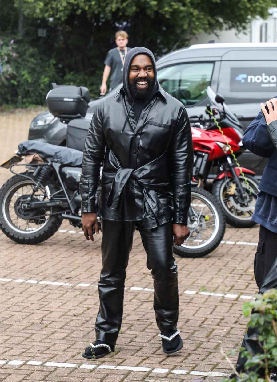 Kanye West London Burberry