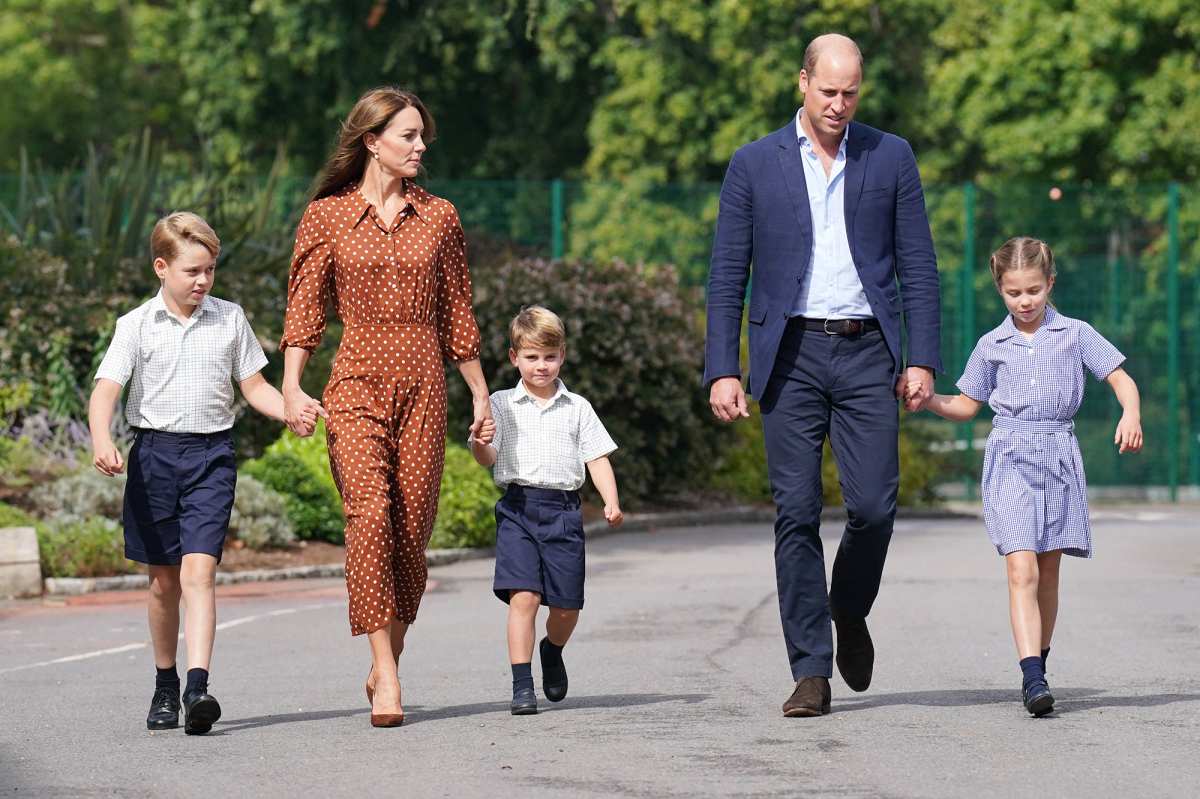 Prince William, Kate Middleton Take Kids to School Orientation: Pic