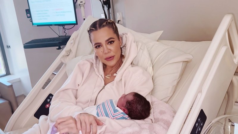 Khloe Kardashian Shares the 1st Photo of Her Tristan Thompson Newborn Son 01