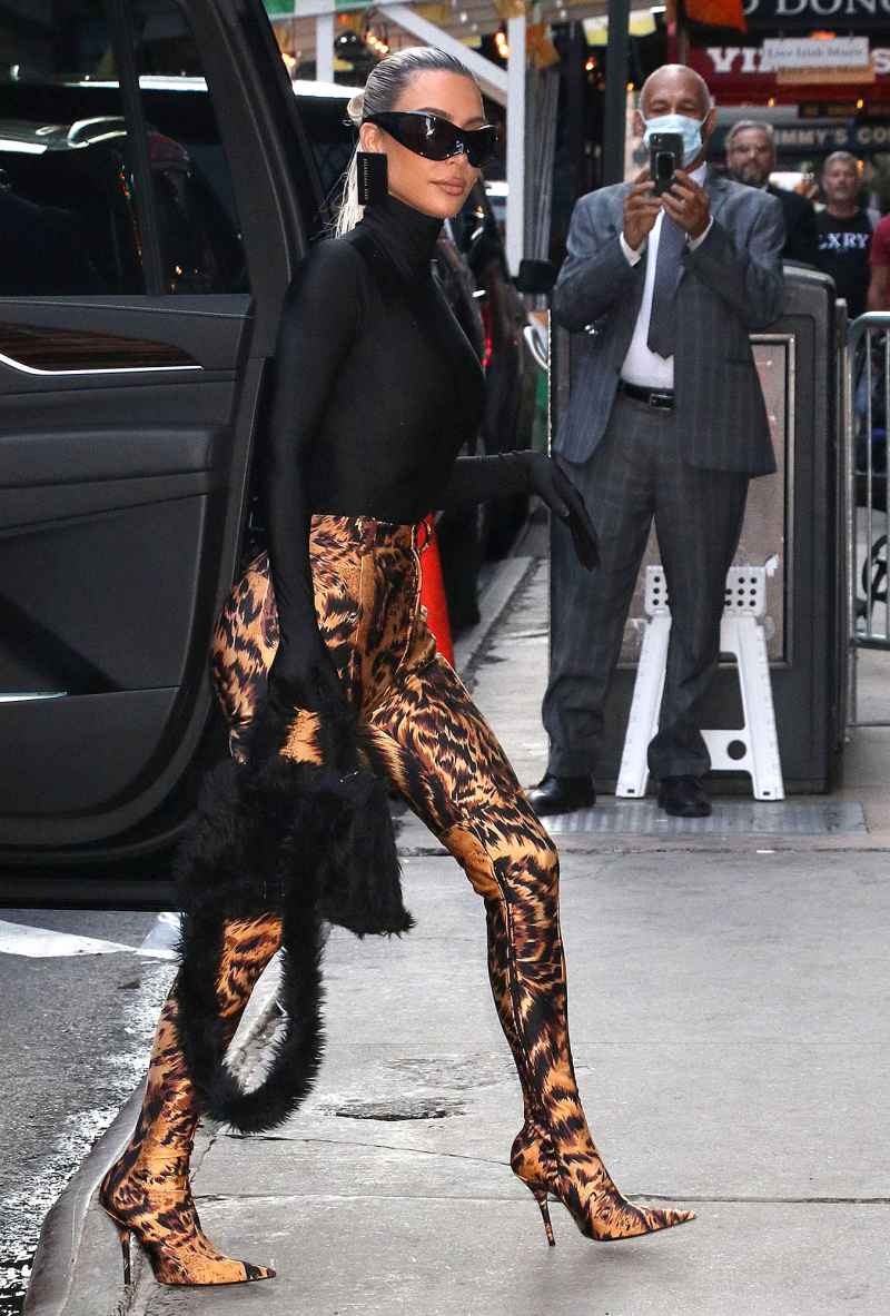 Kim Kardashian Tiger Pantaboots GMA Good Morning America 2