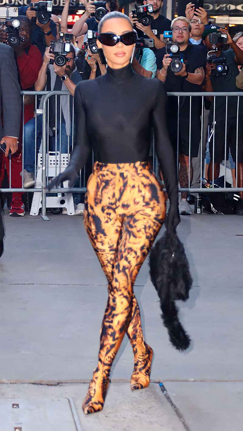 Kim Kardashian Tiger Pantaboots GMA Good Morning America